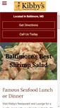 Mobile Screenshot of kibbysrestaurant.net